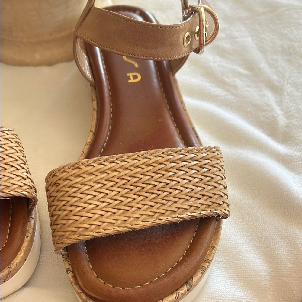Unisa Tan Woven Sandals - Picture 2 of 6